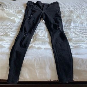 Black ripped jeans!!!